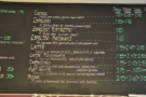The main coffee menu is above the counter and in 2013 used to offer various sizes...
