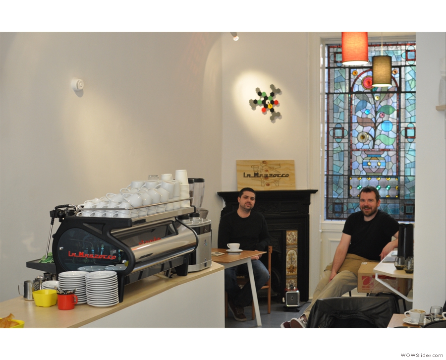 Back in the UK and here's Bristol latest gem, Full Court Press Coffee