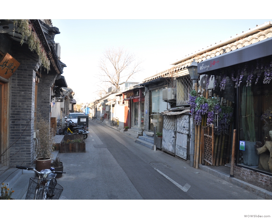 Wudaoying Hutong in Beijing, a hot bed of speciality coffee...