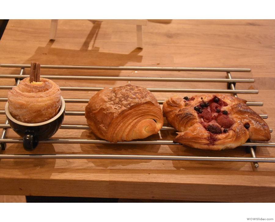 ... and, in case you didn't find what you wanted in the cakes, a selection of pastries.
