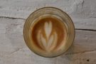 Awesome lasting power in the latte art by the way...