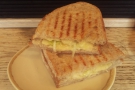 ... and, because I wanted to sample the food, a rather lovely cheese and leek toastie.