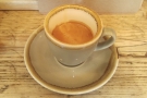 I popped back a few days later for an espresso, made with the Holmbury Hill blend...