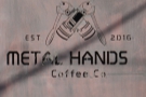Metal Hands Coffee Co in Beijing, very on-point with its lighting.
