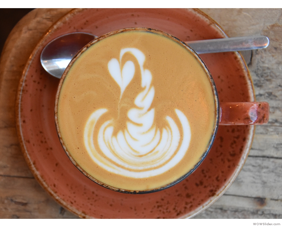 Lovely latte art...
