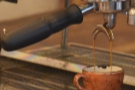 I love watching espresso extract and the machine is well placed at Liar Liar.