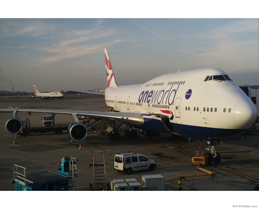 First trip of 2019, a British Airways 747 to Phoenix. However, first to get to the airport...