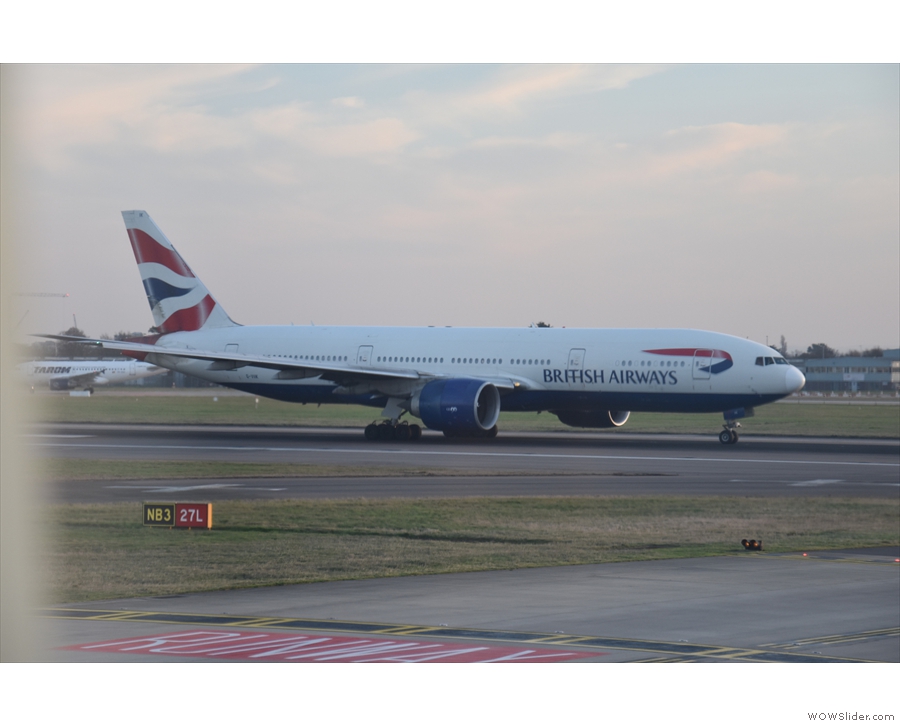 Next was this British Airways Boeing 777, which set off for Atlanta, followed by...