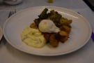 This was followed by my main course, a root vegetable hash...