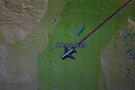 We passed over Aberdeen, South Dakota...