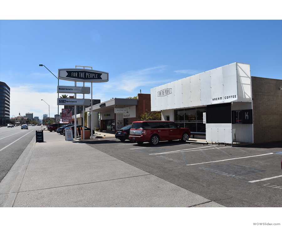 Kream | Coffee on North Central Avenue in Phoenix on a bright day in March 2018...