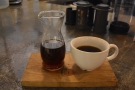 ... I had to try one, a V60 of a Guatemalan from Vancouver’s 49th Parallel...