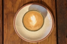 The latte art was quite impressive...