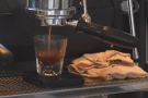 It really helps when the espresso is extracted into glass, as it is in Presta.