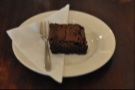 An outstanding brownie came with it.