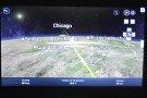 At this point we had gone far enough for our destination, Chicago, to appear on the map.