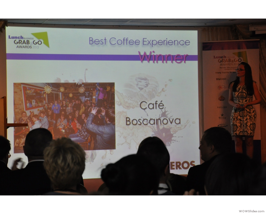 And the winner is... Cafe Boscanova!