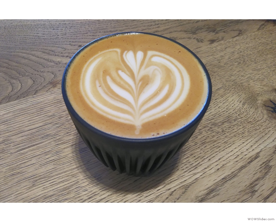 The good news is that the staff were back at Infuse, so time for one last flat white...