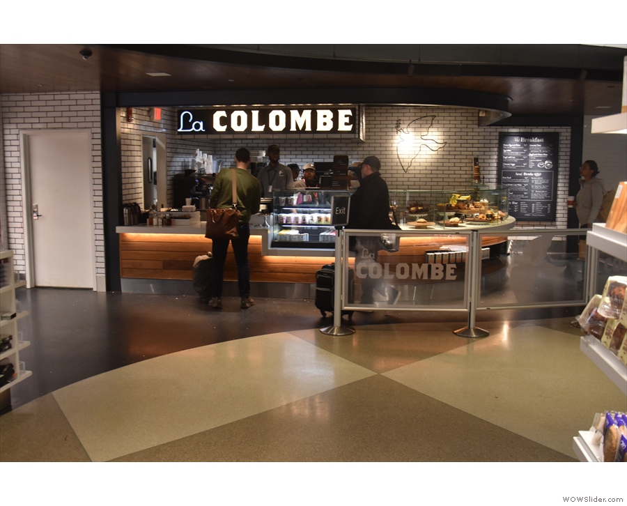 The first of two La Colombe outlets in Philadelphia Airport. This one is at Terminal B...