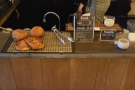Back to the counter and the pastries & food options are next to the till.