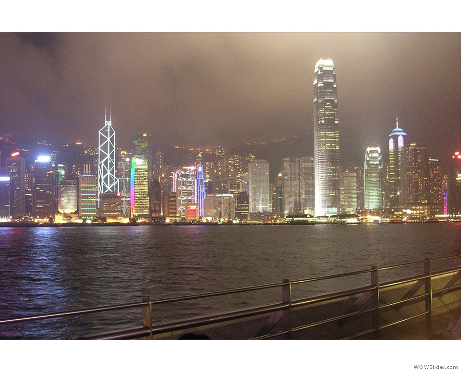I also loved seeing the skyline at night, this time from Kowloon.