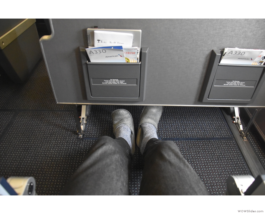 ... extra leg room (although, ironically, these pictures are from my most recent trip!).