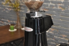 The grinder is at the end, an Ethiopian single-orign (while I was there) in the hopper.