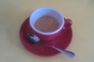 My espresso which was far better made (and tasting) than it was photographed!