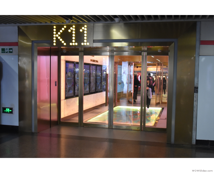 ... the metro, using Exit 2, which also leads directly into the basement of K11.