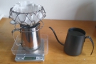 You can shape the cone to be more of a basket, perfect for the Kalita Wave filters.