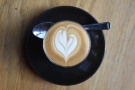 I'll leave you with the latte art, impressive in such a small space!