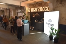 There's also a La Marzocco merchandising stand...