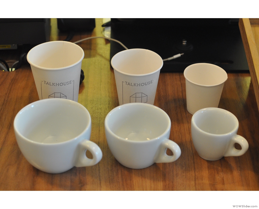 In fact, Talkhouse is full of nice touches, including this neat way of showing the cup sizes.