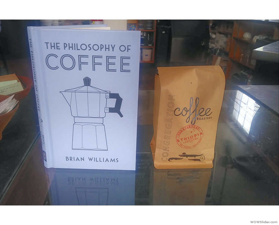 I was so impressed that I swapped a copy of my book for a bag of the coffee!