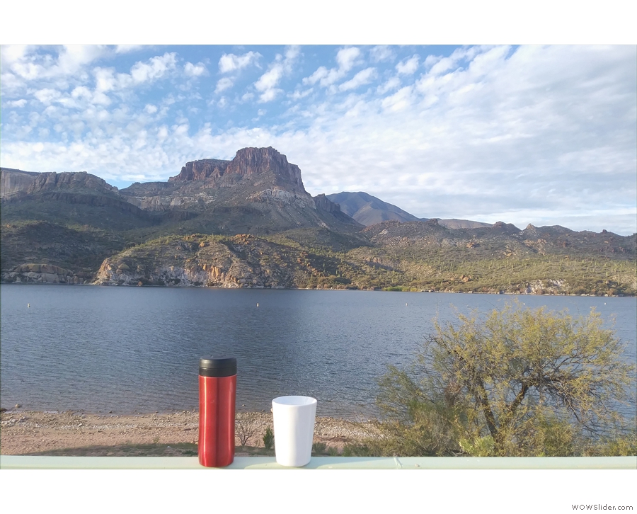 First stop along the way: Apache Lake on Highway 88 through the Superstition Mountains.