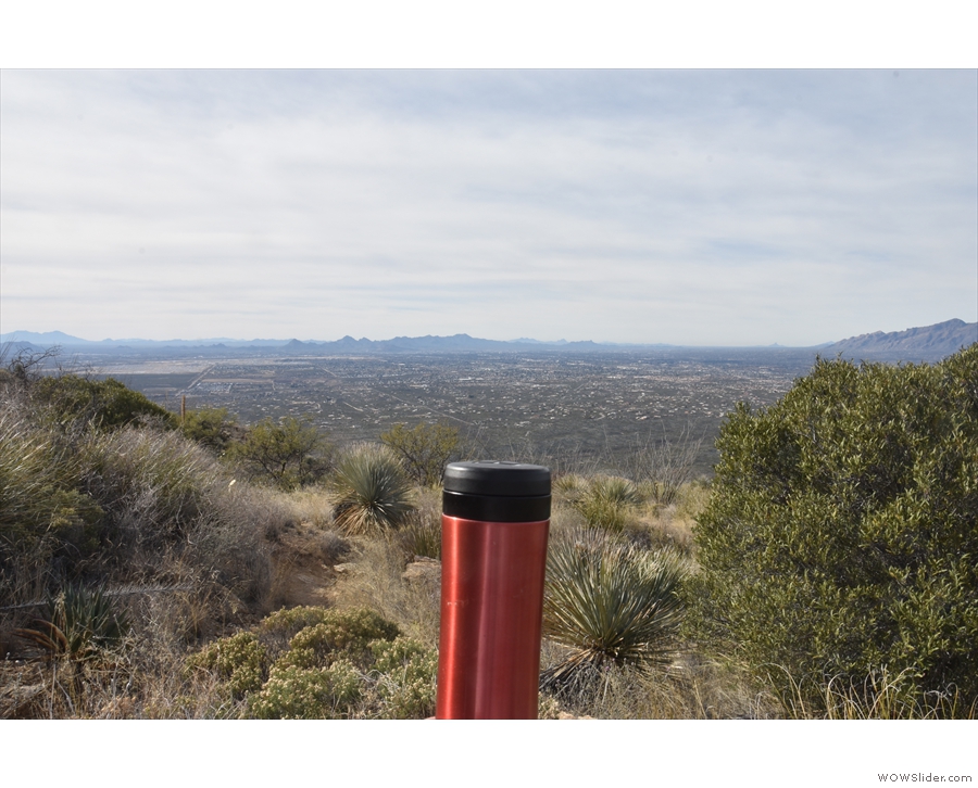 ... and here, looking back towards Tucson, all seen from the Tanque Verde Ridge Trail.