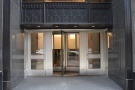 Entry is by this set of revolving doors (there are also entrances on Canal & Washington).