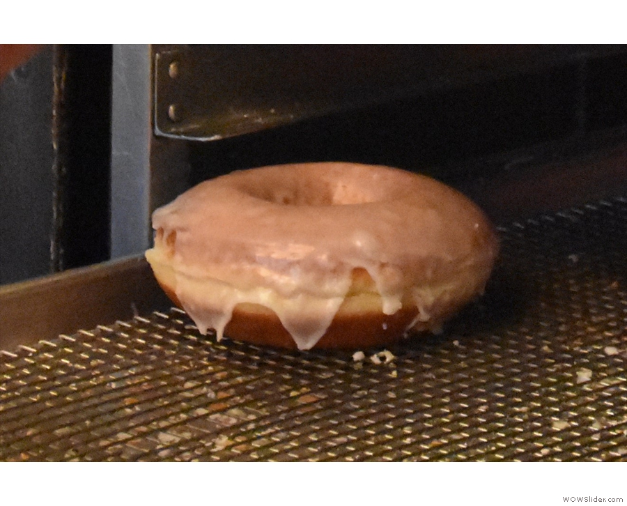 Exhibit A: a doughnut, one of the six we had in our box to take away.