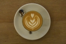 ... which had some lovely latte art...