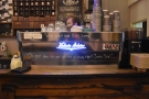 One of the two three-group Black Eagle espresso machines.