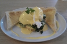 A poor photo (from my phone) of my breakfast on my first visit in April.