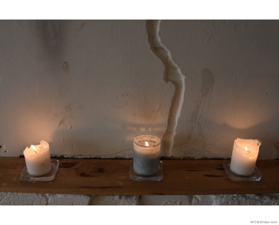 ... service as a shelf for candles.
