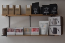 Turning to coffee, here are some of the roasters on offer from the retail shelf by the door.