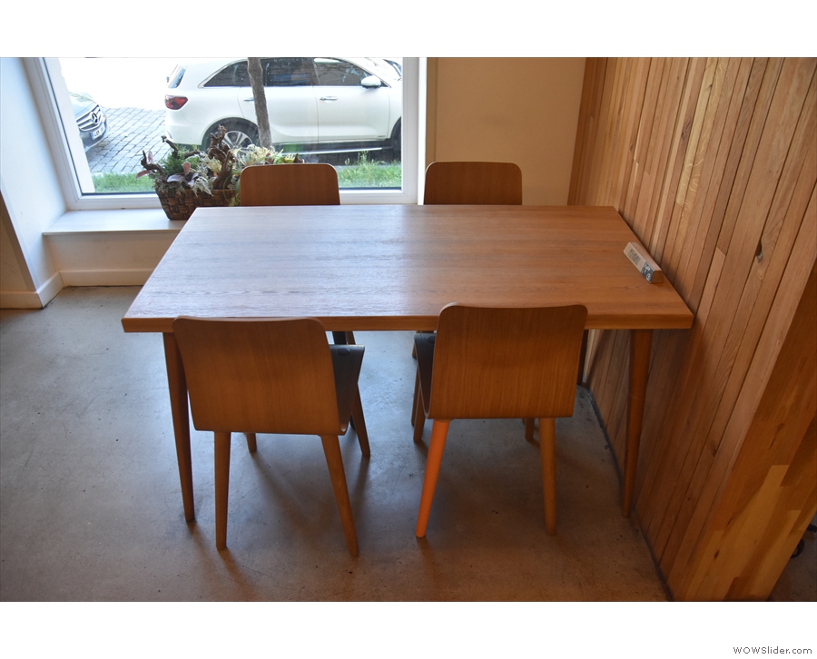 ... and one four-person table like this one.