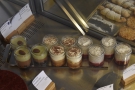 The remaining cakes are more dessert-like, starting with these mini-trifles.