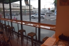 As well as the sets of four-person tables, there's a window-bar on the Girod Street side...