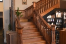 The best way to get upstairs is via this magnificent 300 year old staircase.