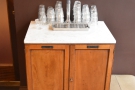 ... and a water station, offering still and sparkling water on tap.