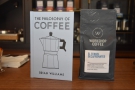 Finally, I didn't try the decaf, but did swap a copy of my book for a bag to have at home.