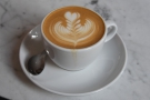 ... I tried it in a flat white. You can see what I made of it in my post 'Upstairs at the Pilgrm'.